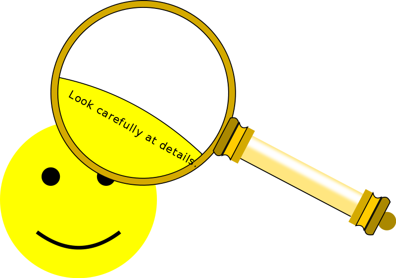 Magnifying Glass Vector Png (800x561), Png Download