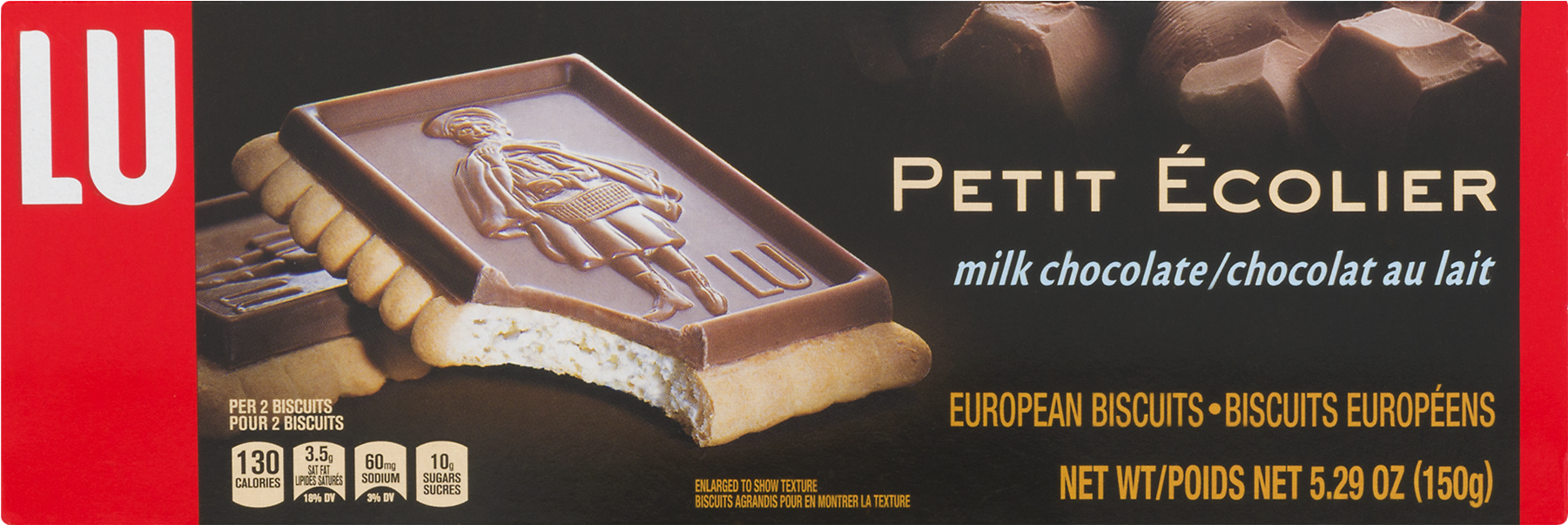 Lu Biscuits Petit Ecolier Milk Chocolate, (1800x1800), Png Download