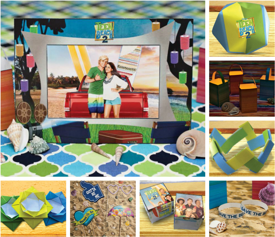 Teen Beach 2 Party Favors (930x807), Png Download
