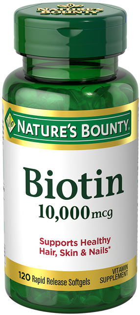 Nature's Bounty Biotin 10,000 Mcg (500x667), Png Download