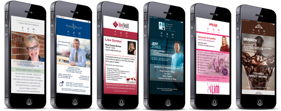 Custom Digital Business Card Design Examples (1024x445), Png Download