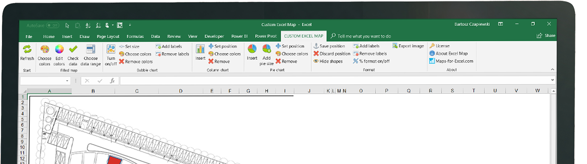 Download Custom Excel Map - Full Size PNG Image - PNGkit