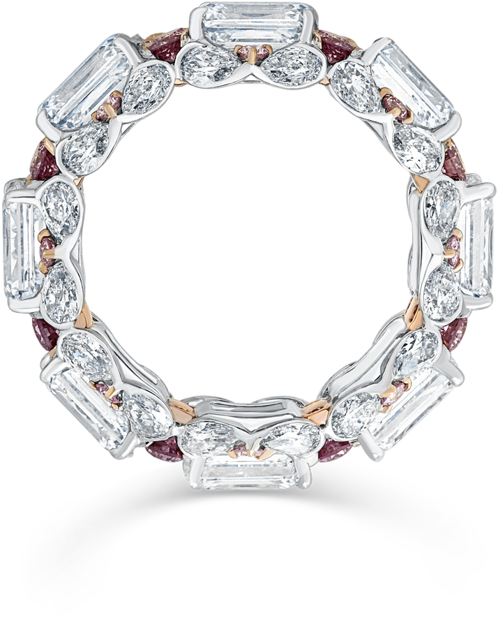 Pi 11 007 03 Pink Diamond Band (2325x2325), Png Download