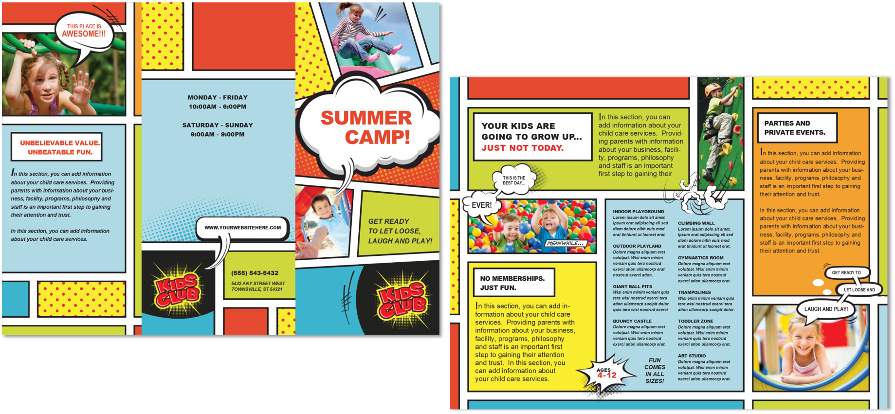 Child Care Business Cards, Child Care Folders, Child (1839x851), Png Download