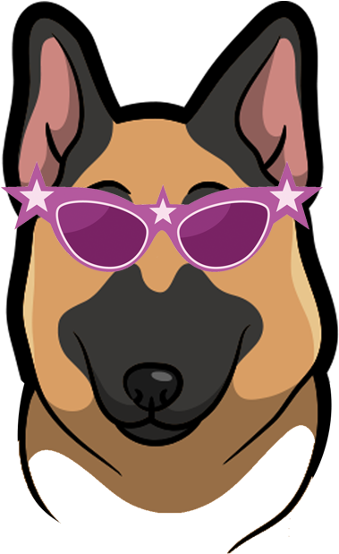 German Shepherd Emoji & Sticker Messages Sticker-3 (618x618), Png Download