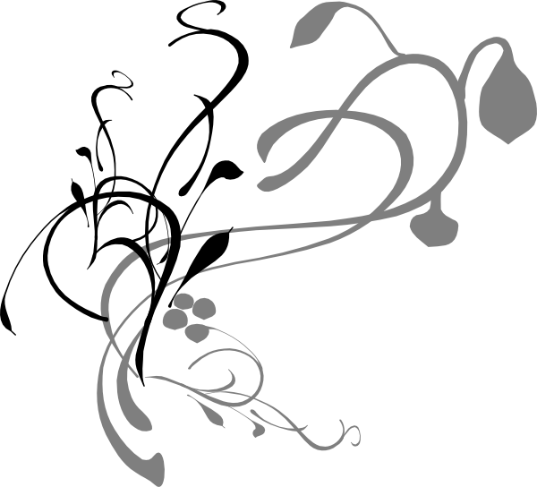 Scroll Frame Clipart Besides Flourish Decorations Flourish (600x544), Png Download