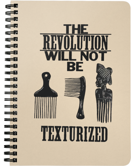 Revolution Will Not Be Texturized Spiral Notebook (600x600), Png Download