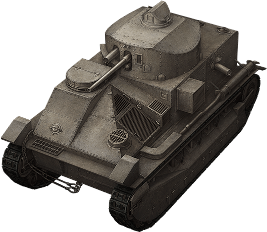 Uk Mediumtank Ii Vickers Medium Mk (1060x774), Png Download