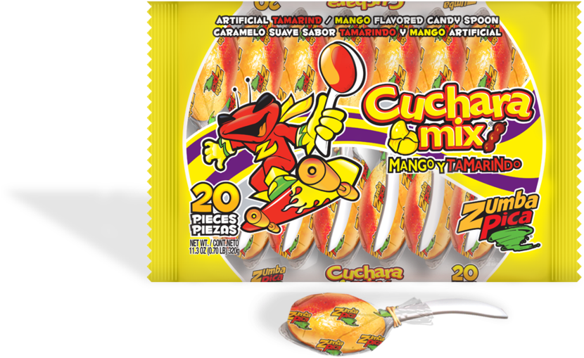 Cuchara Mix De Tamarindo Bolsa Piezas Zumbapica Png (1024x671), Png Download
