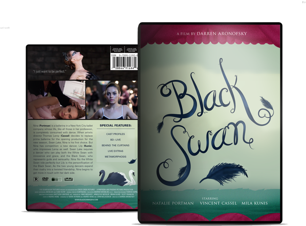 Download Black Swan Dvd Full Size PNG Image PNGkit