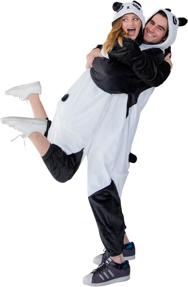 Panda Onesie (618x935), Png Download
