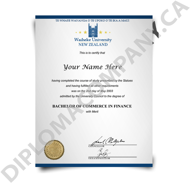 Fake Diploma New Zealand (650x650), Png Download