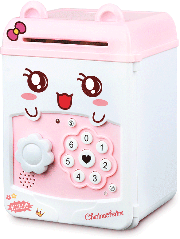 Creative Cute Children Vibrating Savings Piggy Bank (800x800), Png Download