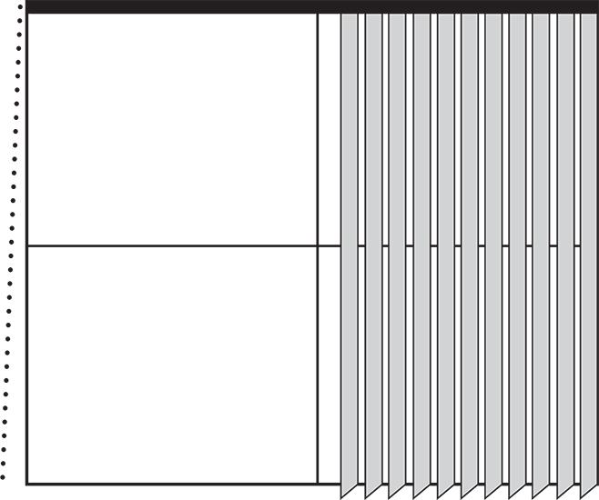 Center Stack Blinds (658x550), Png Download