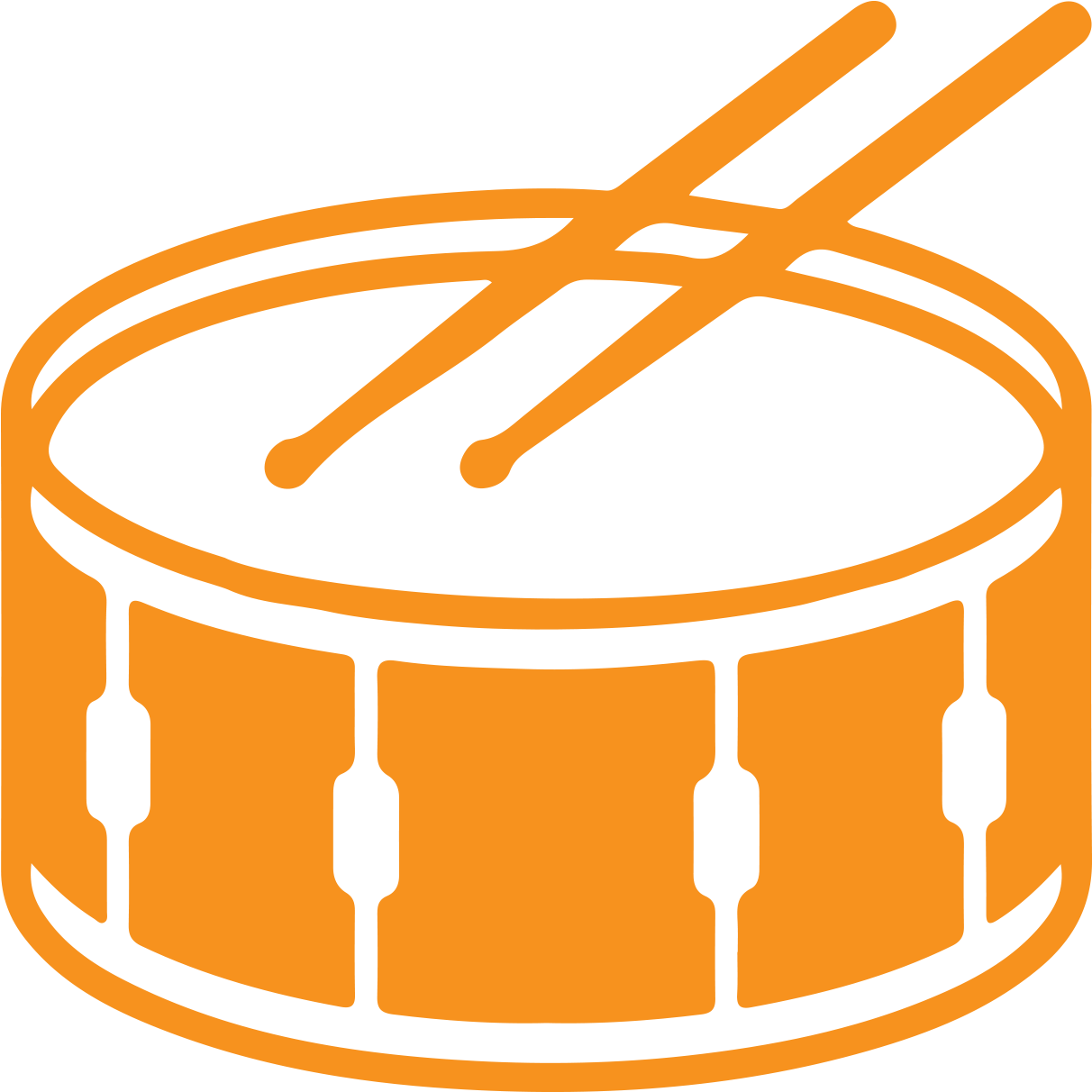 Snare Drum Line Art (1212x1212), Png Download