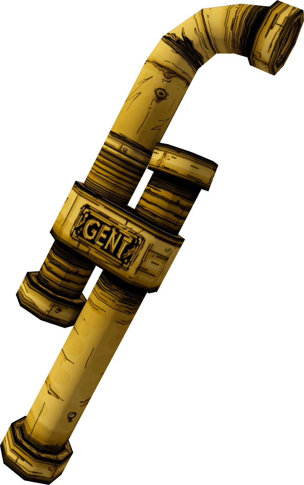 Gentpipe3d (1009x1611), Png Download