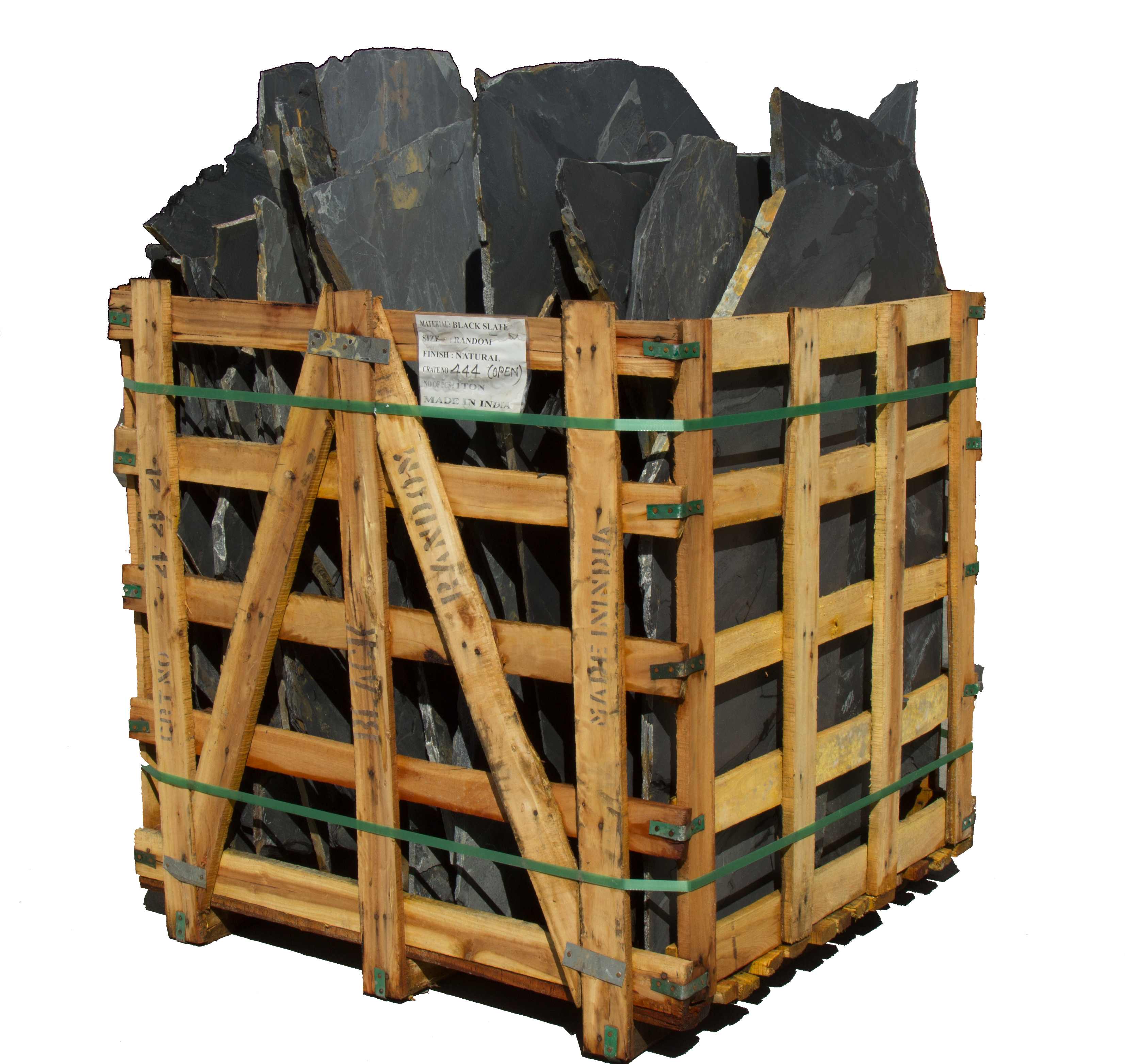 Random Flagstone Black Slate (3340x3340), Png Download