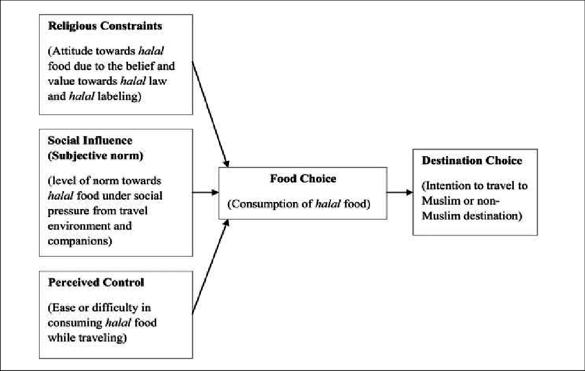 Relationship Between Attitude And Subjective Norm Towards (850x540), Png Download
