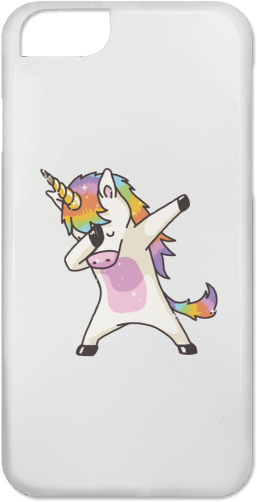 Dabbing Unicorn Horse White Color Iphone 6 Case (1024x1024), Png Download