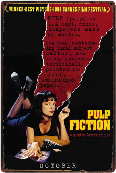 Pulp Fiction Art (640x640), Png Download
