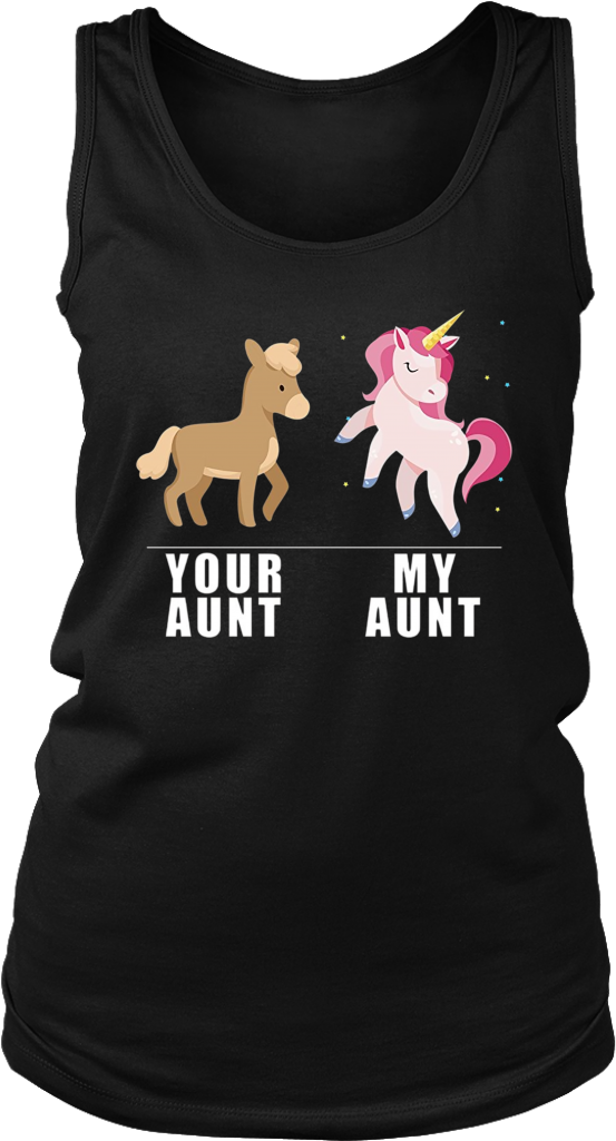 Your Aunt My Aunt Unicorn T-shirt Hoodie (1024x1024), Png Download