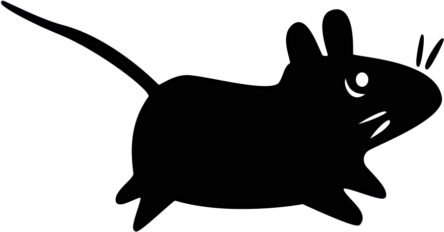 Footprint Clipart Mouse (1000x465), Png Download