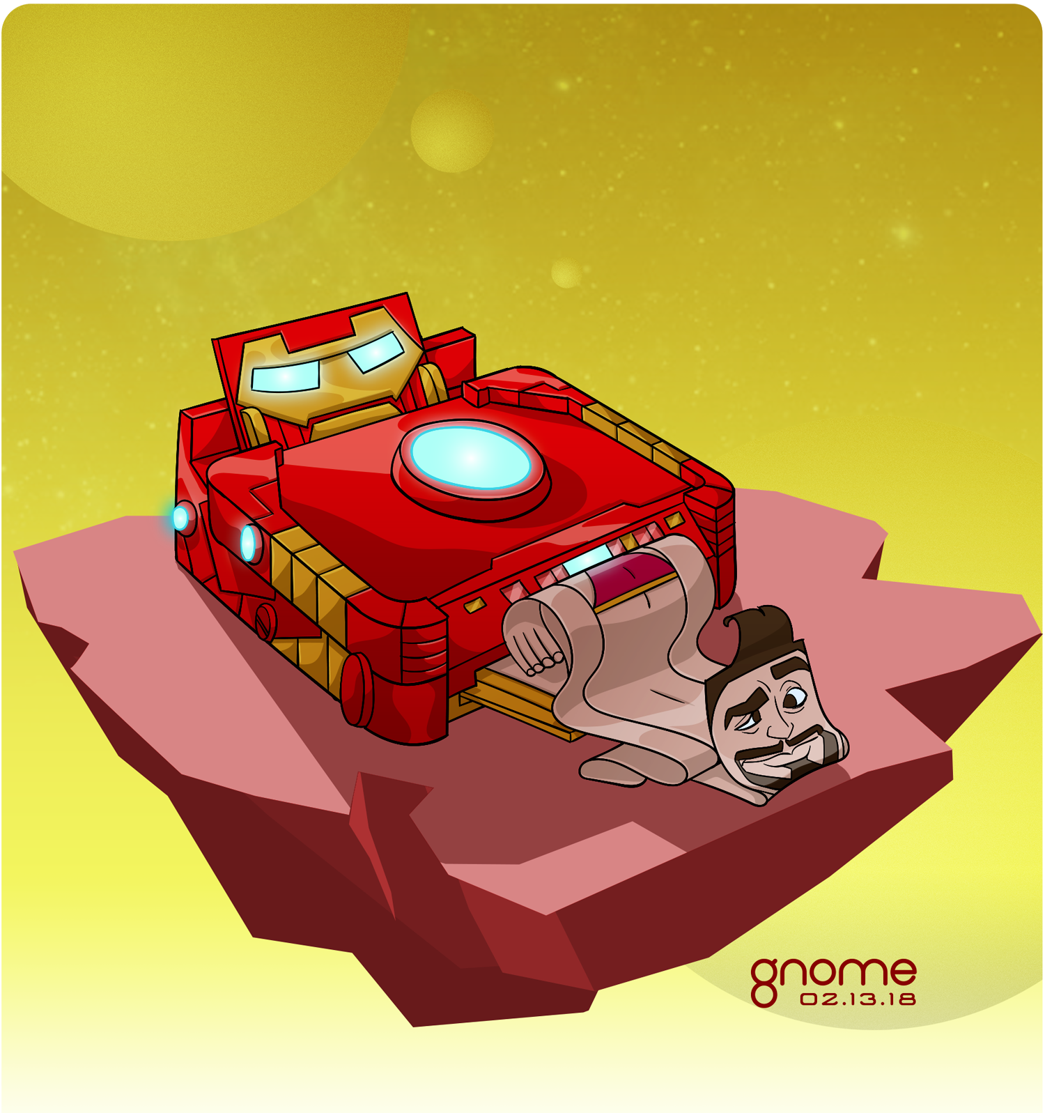 The Imprintable Iron Man (1500x1597), Png Download