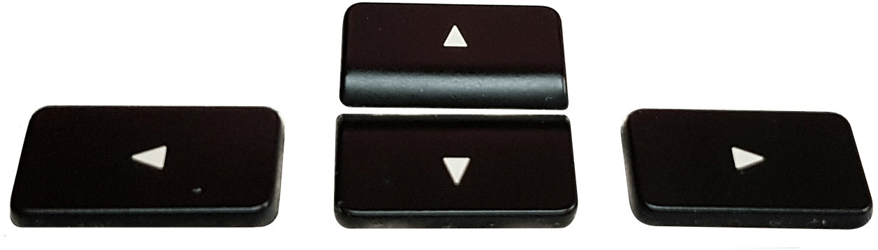 Arrow Keys Png - ปุ่ม ลูก ศร คีย์บอร์ด (1280x378), Png Download