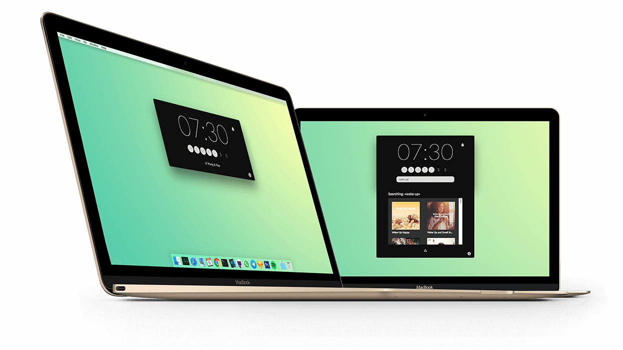 Wakefy For Macos - Flat Panel Display (1244x700), Png Download
