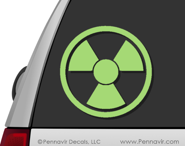 Radiation Symbol Decal - Us Air Force Cbrn (600x475), Png Download