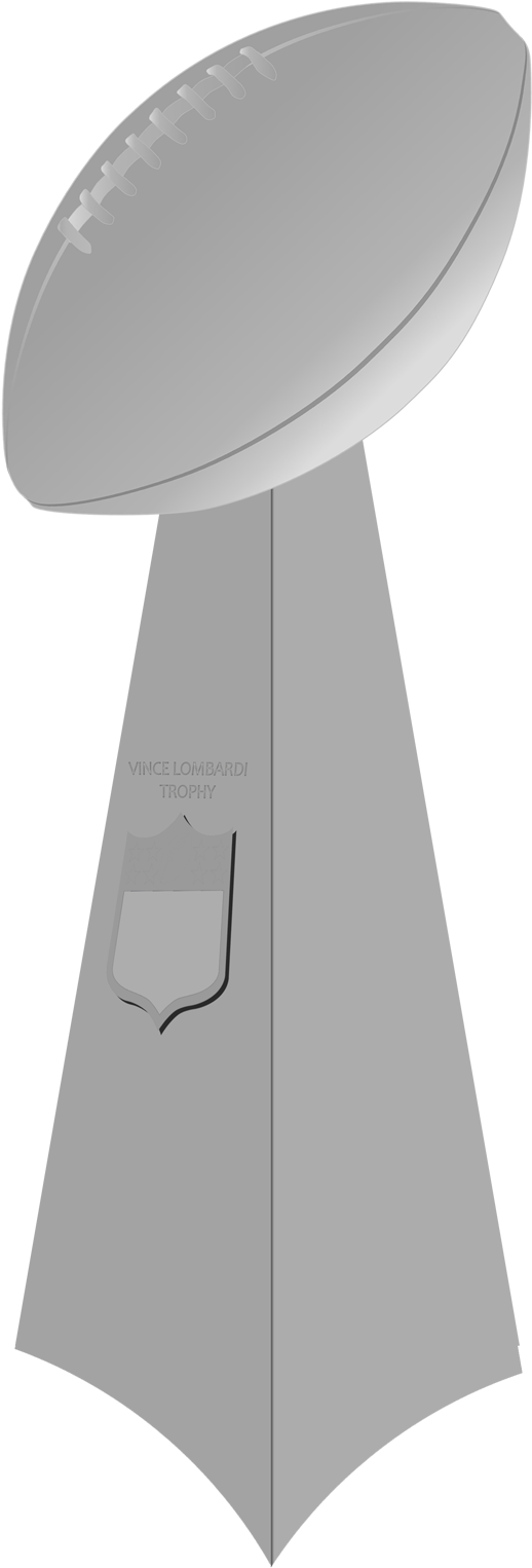 Lombardi Trophy - Super Bowl Vi Trophy Transparent (700x1600), Png Download