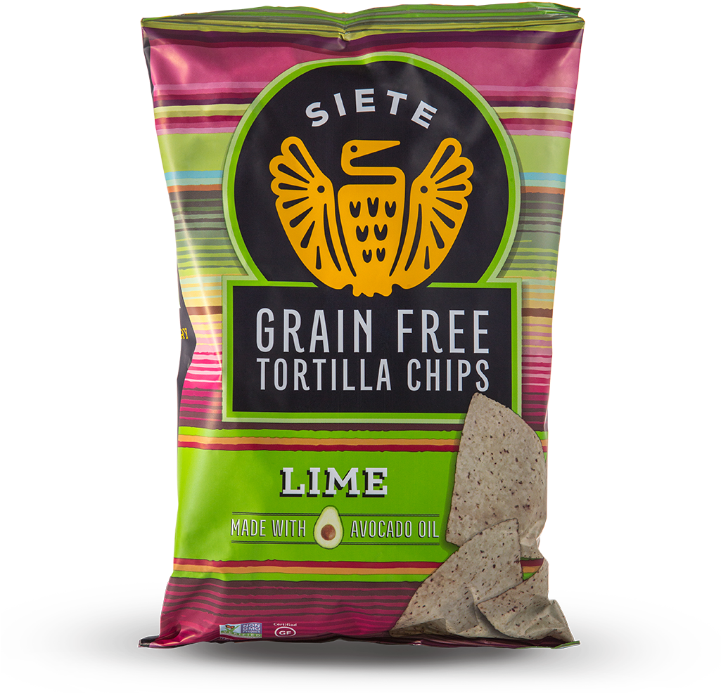 Lime Grain Free Tortilla Chips 5oz - Siete Grain Free Tortilla Chips (1024x1024), Png Download