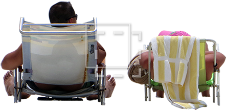 Parent Category - People In Beach Chairs Png (450x450), Png Download
