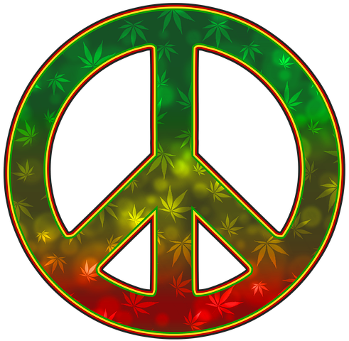 I Just Love Writing For Buddha Teas - Hand Drawn Peace Sign Svg (491x480), Png Download