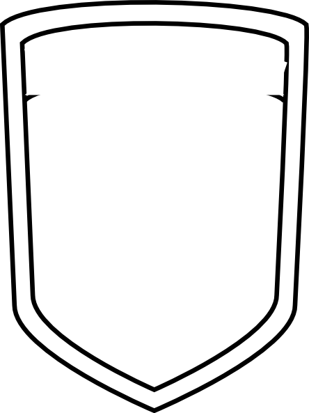 Blank Shield Soccer (444x593), Png Download