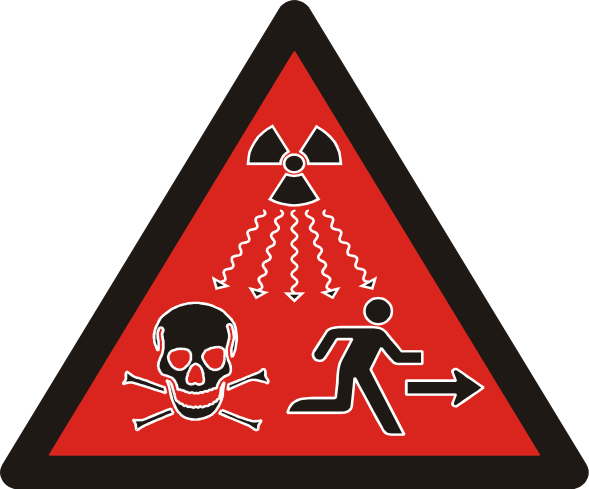 "this Symbol - Prevention Of Radiation Pollution (589x489), Png Download