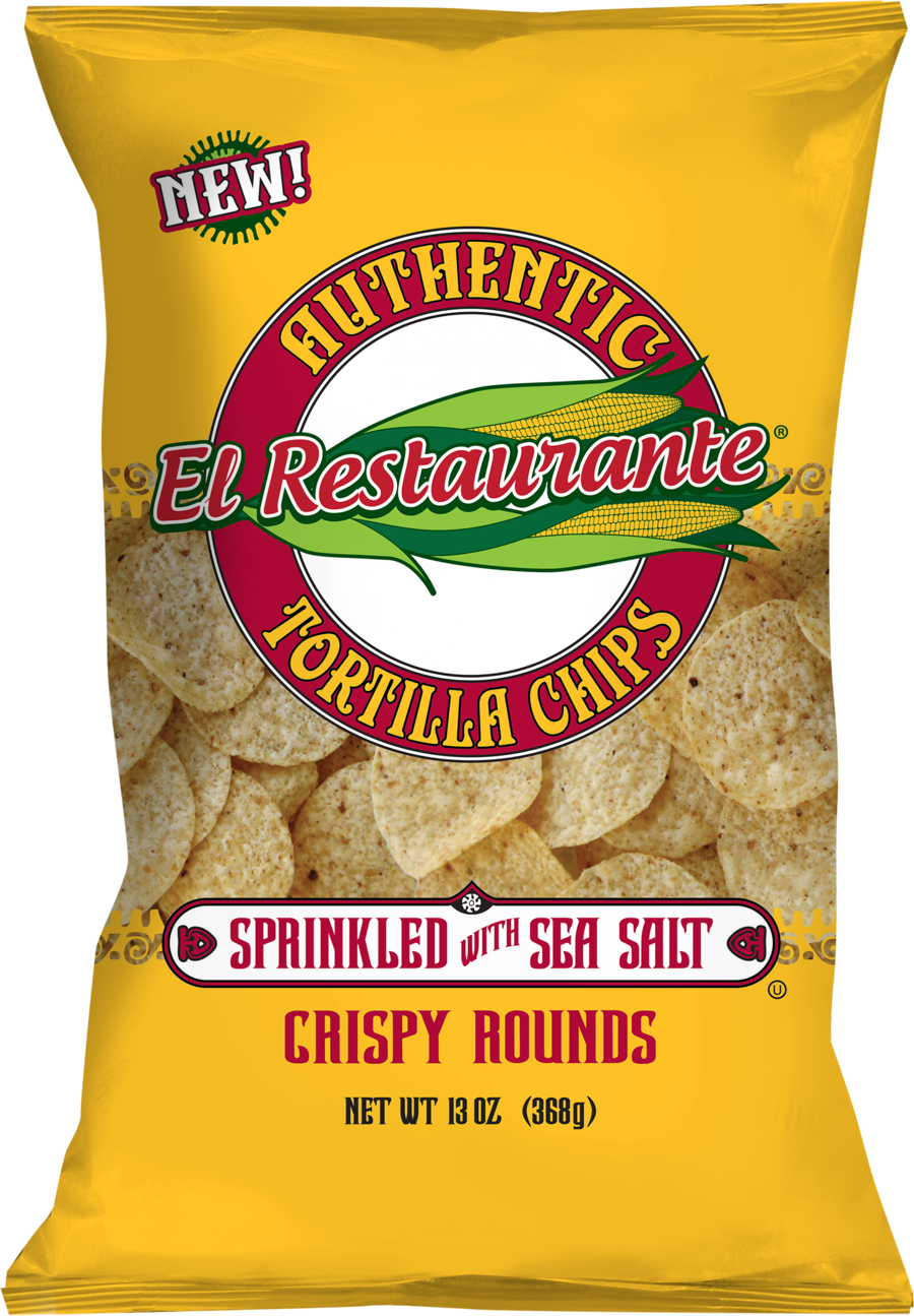 Download El Restaurante Tortilla Chips, Crispy Rounds, - El Restaurante Tortilla Chips, Crispy Rounds, Sea Salt (900x1295), Png Download