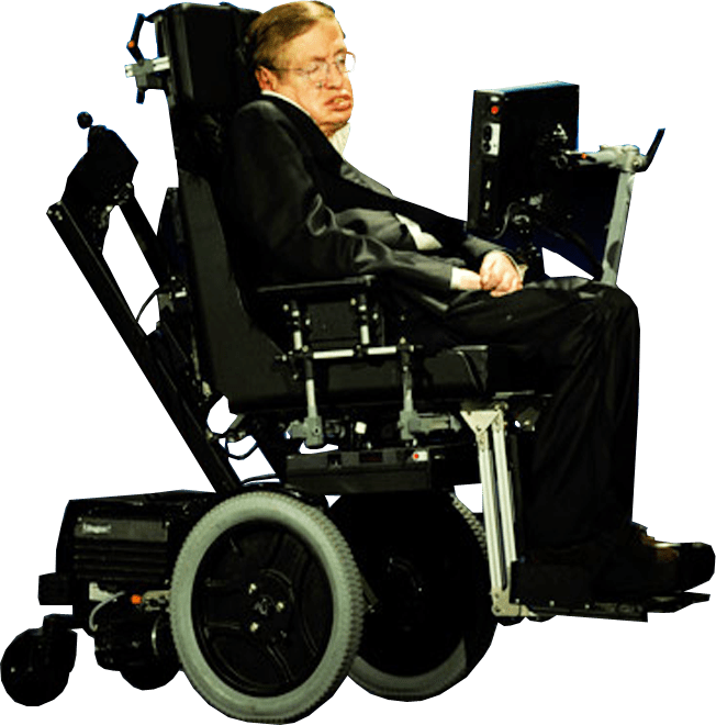 Professor Stephen Hawking Scientist Transparent Background - Stephen Hawking White Background (652x660), Png Download