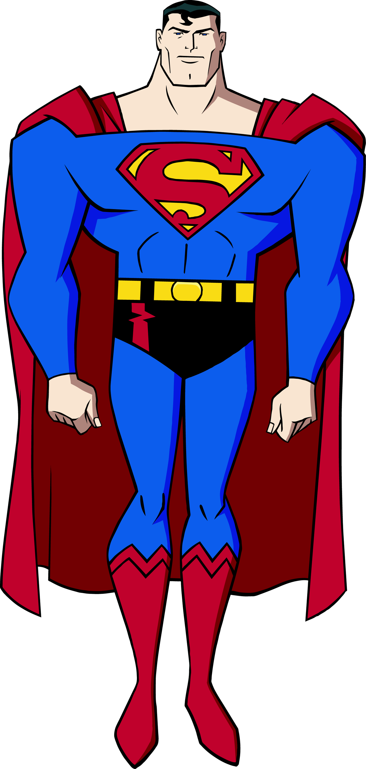 Superman Clipart Free At Getdrawings - Superman (life Size Stand Up) (1190x2500), Png Download
