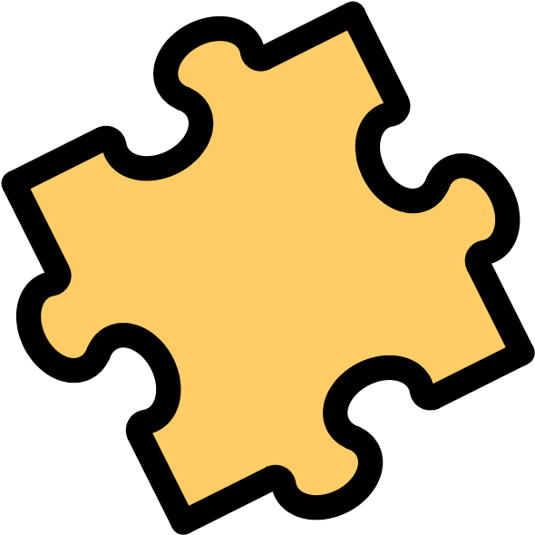 Never Ending Jigsaw Puzzle Piece Clipart Png For Web (600x600), Png Download