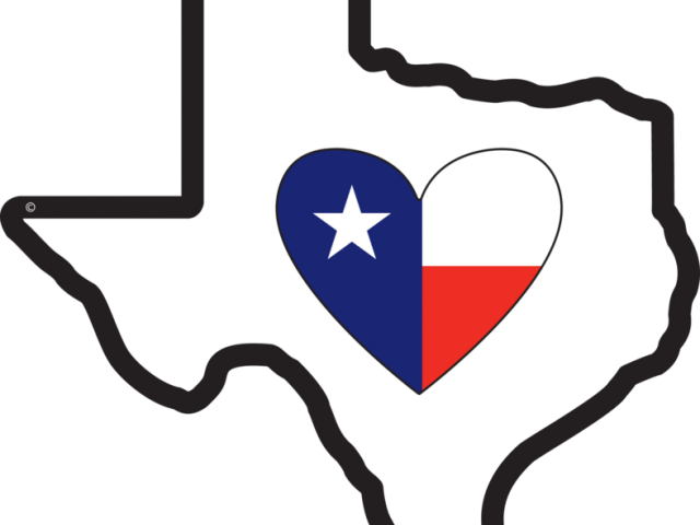 State Of Texas Outline - Transparent Texas Outline Logo (640x480), Png Download