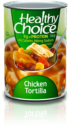 Healthy Choice Chicken Tortilla Soup (500x500), Png Download