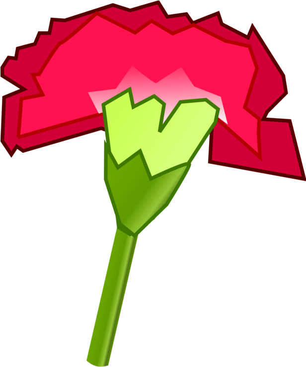 Carnation Download Computer Icons Ohio State Flower - Cravos Clipart (615x750), Png Download