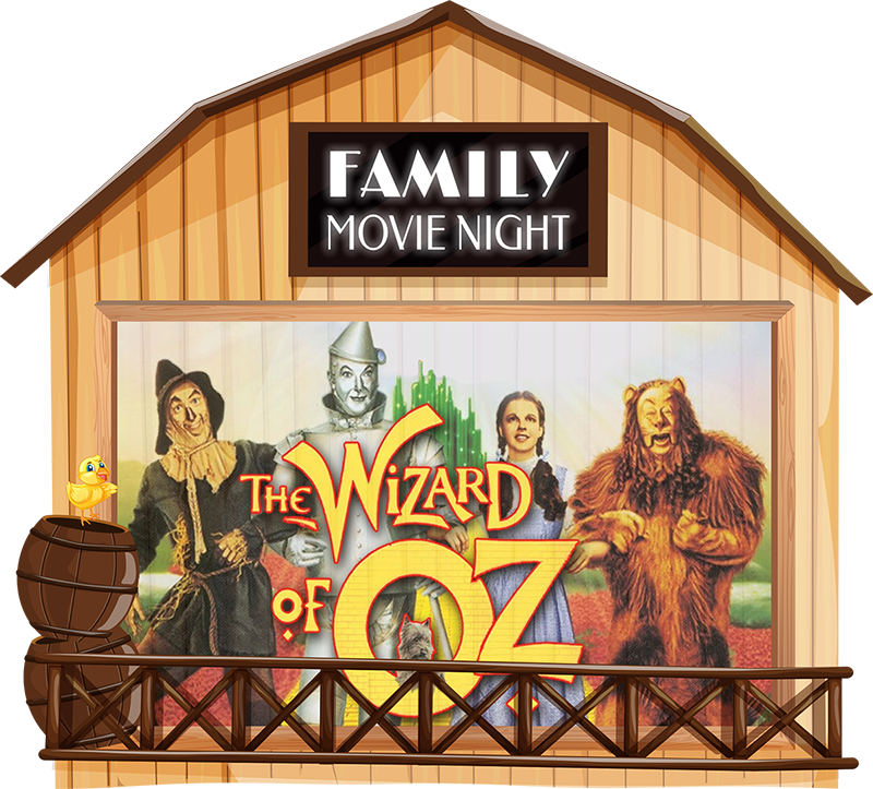 Family Movie Night - Wizard Of Oz (800x723), Png Download