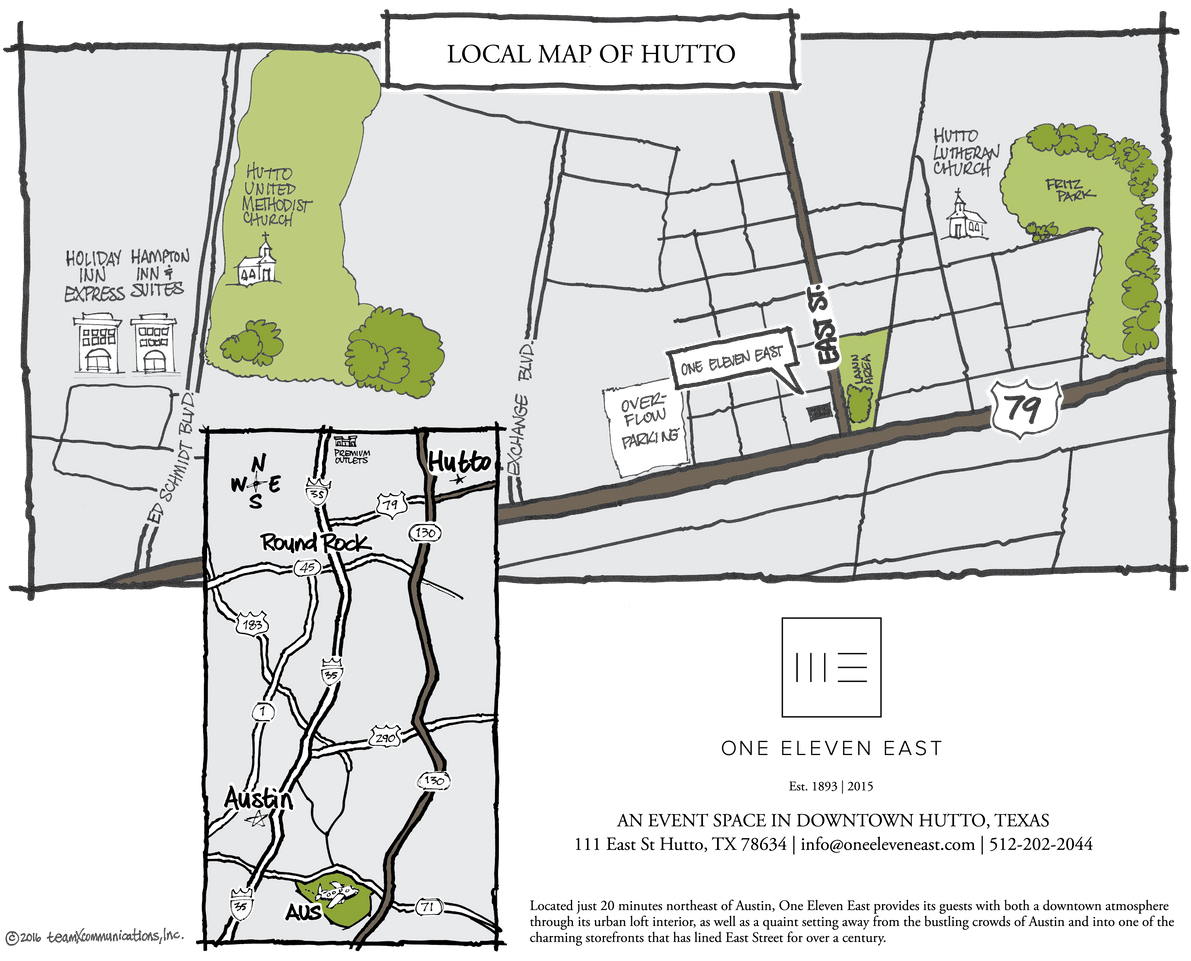 One Eleven East Welcome To Charming Hutto (1200x976), Png Download