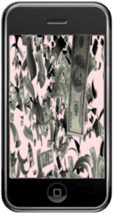 “endless Rain Of Money” Video - Iphone (500x500), Png Download