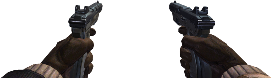 Had Pistols In My Hands Gun In Hand Png - Hand (1000x340), Png Download