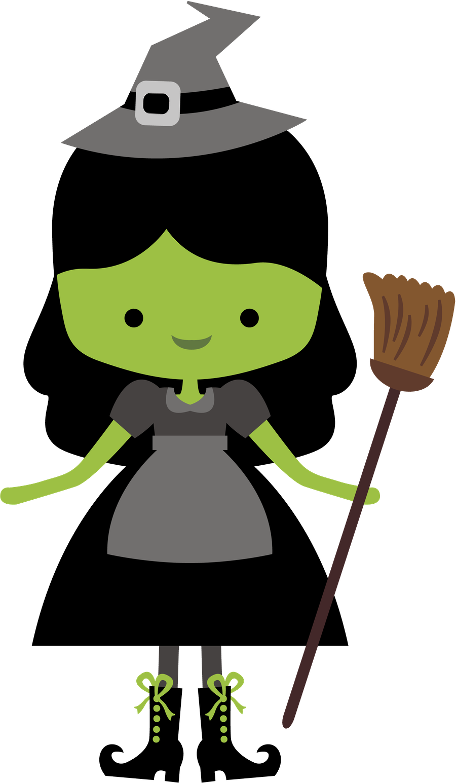 Wizard Of Oz Clipart Animated - Wizard Of Oz Witch Clipart (900x1545), Png Download