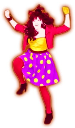 Respect Dancer - Just Dance Beta Dancers (538x463), Png Download