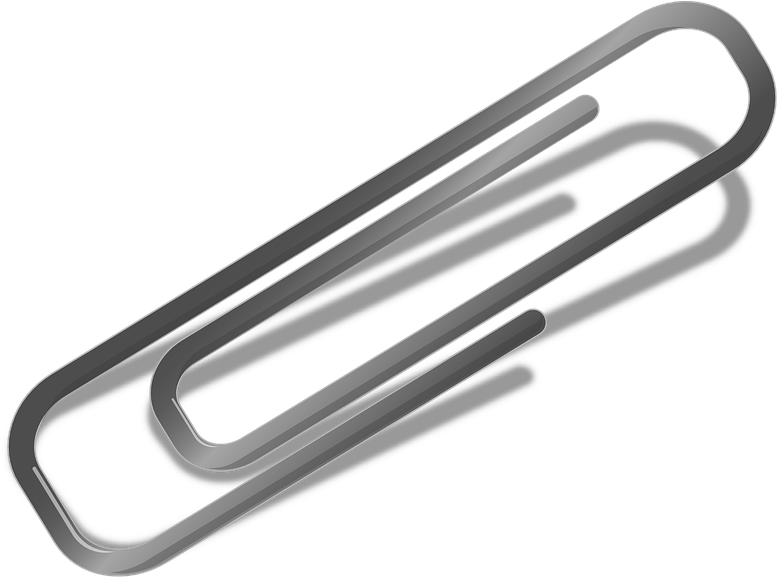 Paper Clip Clipart - Paper Clip In Clipart (564x396), Png Download